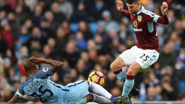 Fernandinho's third red card in six games for City means he will be banned for four matches and not available again until 5 February.