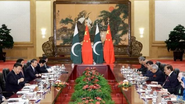 चीन और पाकिस्तान की बस सेवा