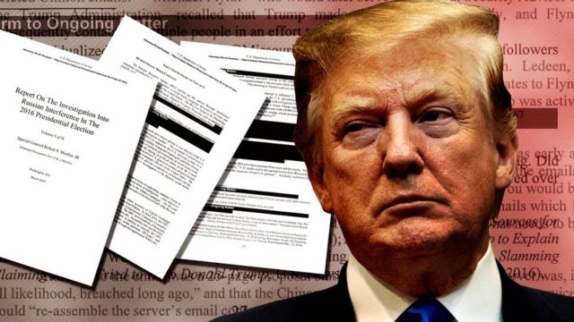 Versão editada do relatório da investigação sobre Trump foi divulgada ao público