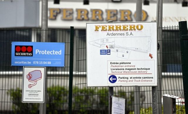 Ferrero'nun Arlon'daki fabrika girişi
