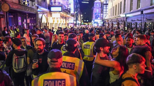 Photo of police officers patrolling Soho