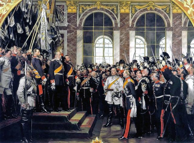 "Proclamación de Versalles" por Anton von Werner
