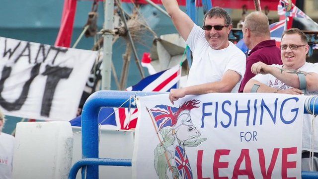 Fishermen on flotilla