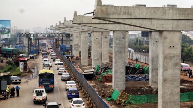 Barabara ya Nairobi ya juu kwa juu inayojengwa ni miongoni mwa miradi iliofadhiliwa na China