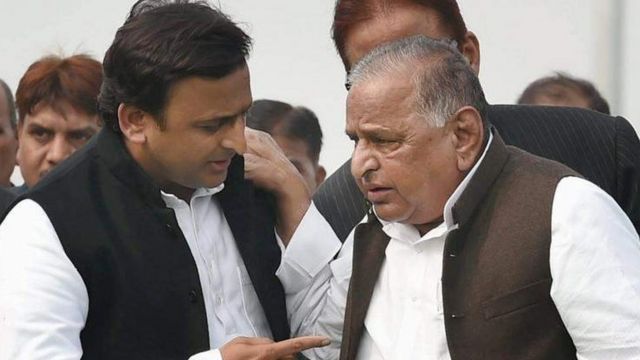 अखिलेश यादव- मुलायम सिंह यादव