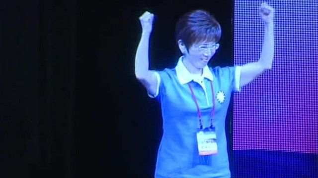 Presidential candidate Hung Hsui-chu