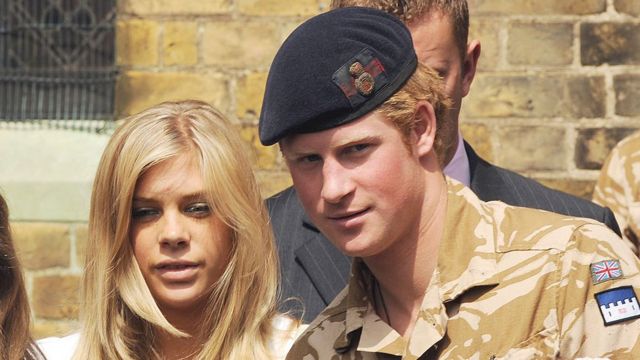 Chelsy Davy with Harry in 2008