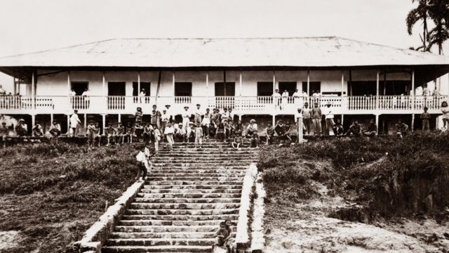 La Casa Arana, ubicada en La Chorrera, fue uno de los principales centros de acopio del caucho