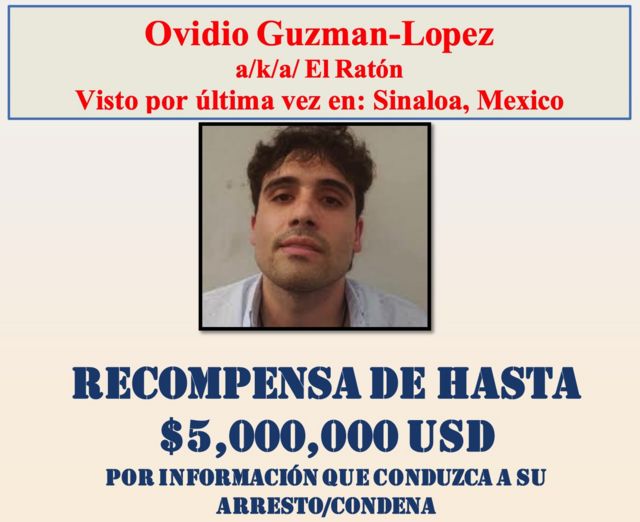 Ovidio Guzmán Detienen En México Al Hijo Del Chapo En Medio De Una Ola De Violencia En Culiacán 8463