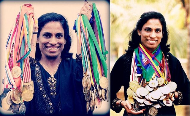 తన పతకాలతో పీటీ ఉష