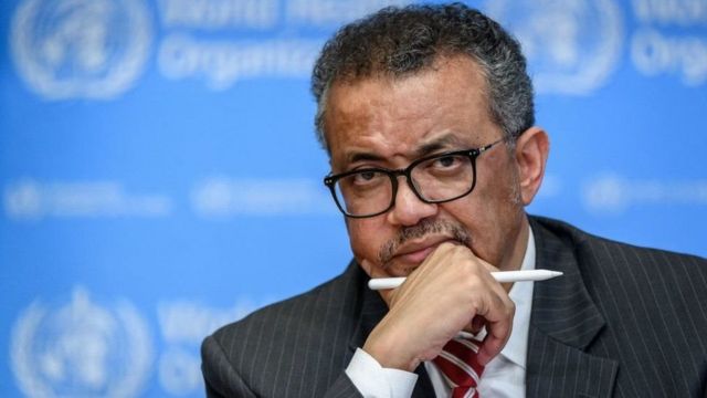 Mkurugenzi Mkuu wa Shirika la Afya Duniani (WHO), Dk Tedros Adhanom Ghebreyesus