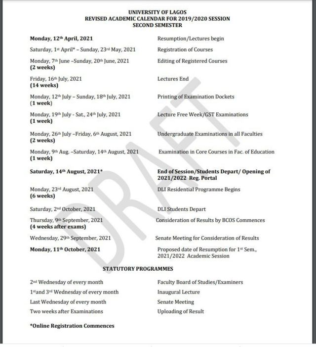 School resumption in Nigeria update today: University of Lagos, UNIBEN and  oda tertiary institutions for Nigeria re-opening dates - BBC News Pidgin