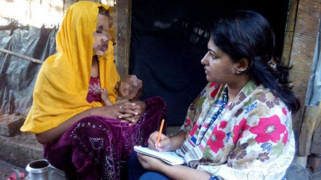 টেকনাফে আশ্রয় নেয়া মোহসিনা