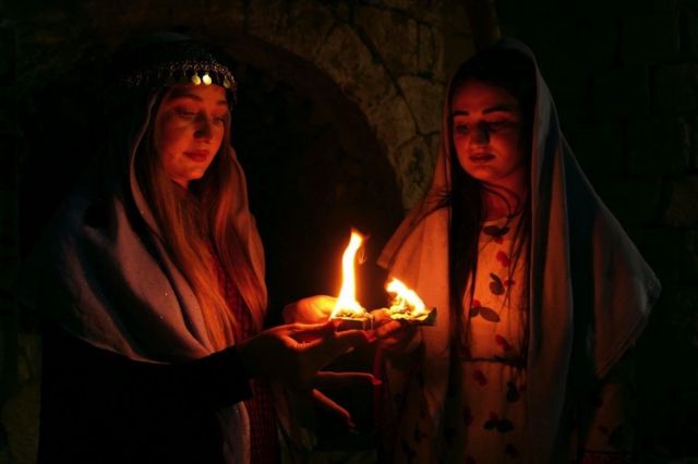 الإيزيديون يحتفلون برأس السنة في معبد لالش - أبريل 2022