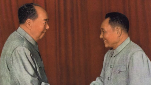 Mao e Deng Xiaoping.