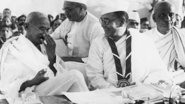 गाधी, सुभाष और बल्लभ भाई पटेल