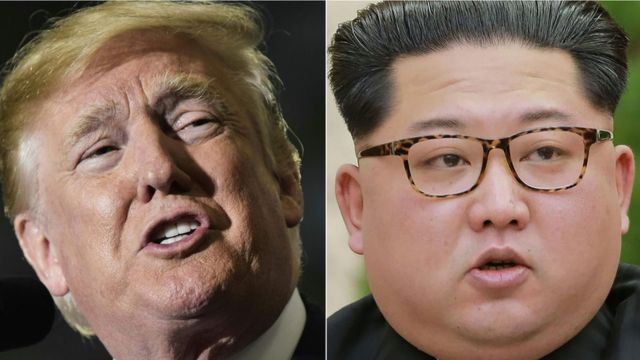 Donald Trump iyo Kim Jong-un