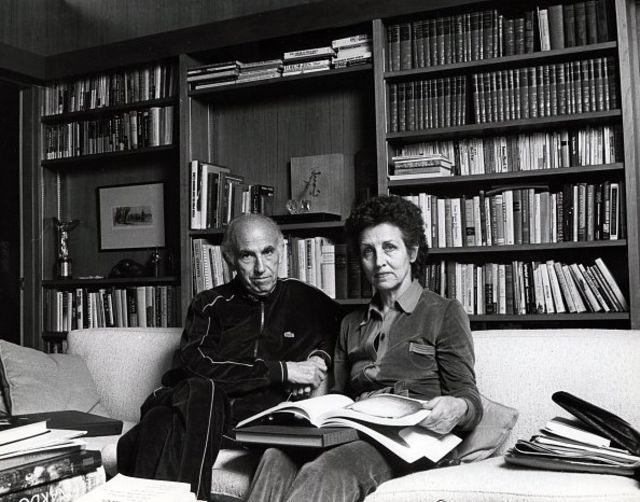 Jonas Salk and Francoise Gillot