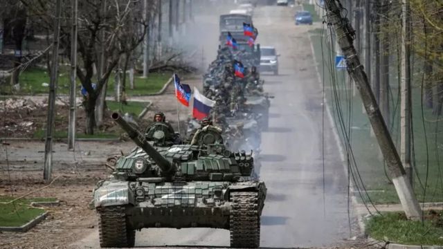Российские танки в Украине