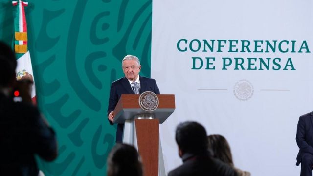 López Obrador en conferencia de prensa