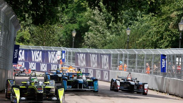 Formula E race in London