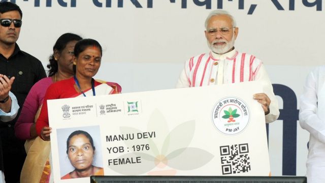 Modi government was promoting CAA when Corona was wreaking havoc: RTI Report 1 Prime Minister Narendra Modi started this scheme on 23 September 2018 to the beneficiaries by distributing Ayushman Bharat cards in Ranchi, Jharkhand.