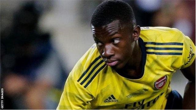 Mshambuliaji wa Gunners wa kikosi cha chini ya miaka 21 Eddie Nketiah