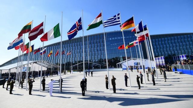 Banderas de los países miembros de la OTAN