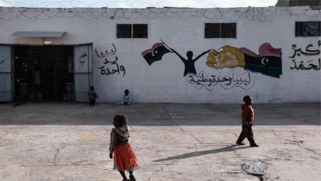 Libya çocuk göçmenler