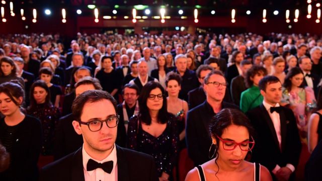 minute's silence at opening of berlin film festival