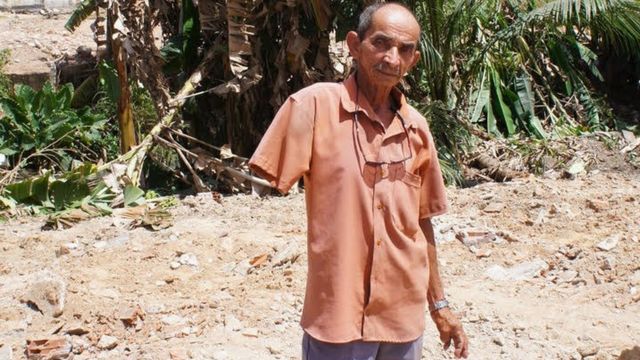 Jerônimo Sebastião de Oliveira, de 72 anos, morador do Pernambuco que morreu pouco após a Copa de 2014