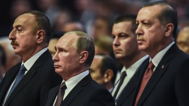 İlham Əliyev, Putin, Erdoğan