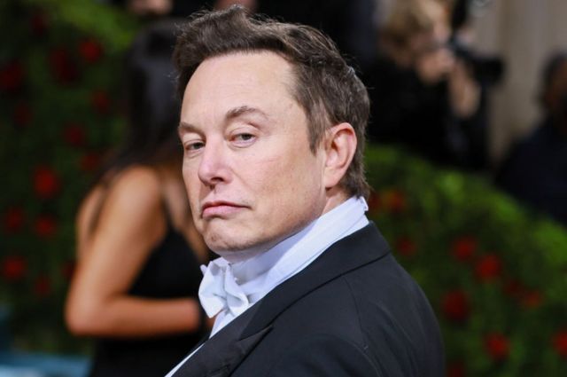 Elon Musk en la gala del MOMA de Nueva York