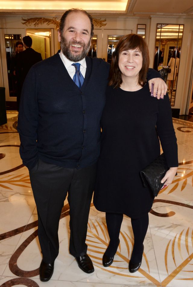 Abi Morgan with Jacob Krichefski at an event in London, 2014