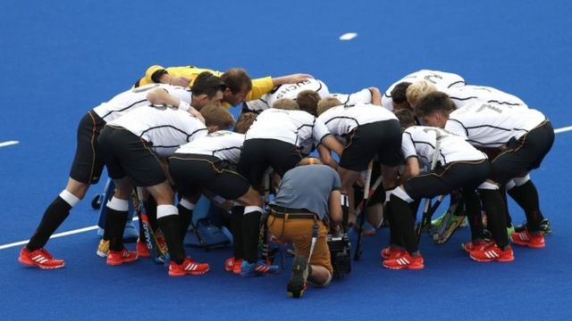 Немецкая сборная по хоккею на траве на Олимпиаде-2016 в Рио