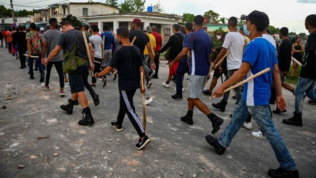 Protestas en Cuba