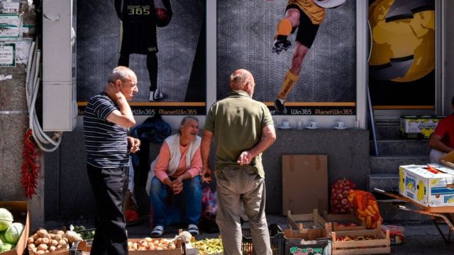Prodaja namirnica na Kosovu