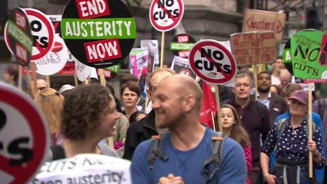 Anti-austerity protesters