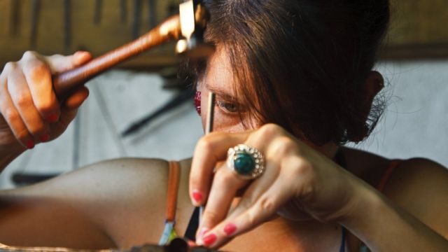 Mujer trabajando