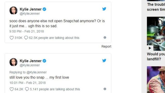 Kylie Jenner est suivie par des millions de personnes sur Twitter comme sur Instagram.