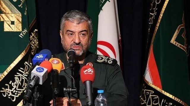 محمدعلی جعفری خطاب به نخست وزیر اسرائیل گفته "ابهت یگانهای نظامی ایران بهحدی است که اگر حضور حتی یکی از آنها را در سوریه ببینید، از ترس قالب تهی خواهید کرد"