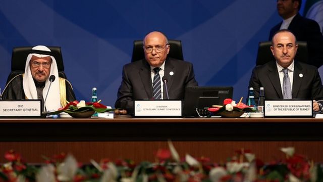 Şükrü και Çavuşoğlu στη σύνοδο κορυφής του Οργανισμού Ισλαμικής Συνεργασίας, 2016