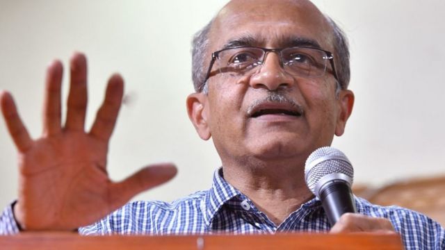 Prashant Bhushan: What matters are known for - BBC News