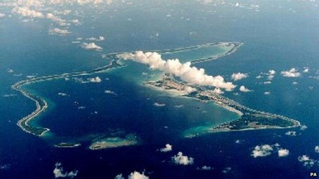 القاعدة البحرية الأمريكية في جزيرة دييغو غارسيا