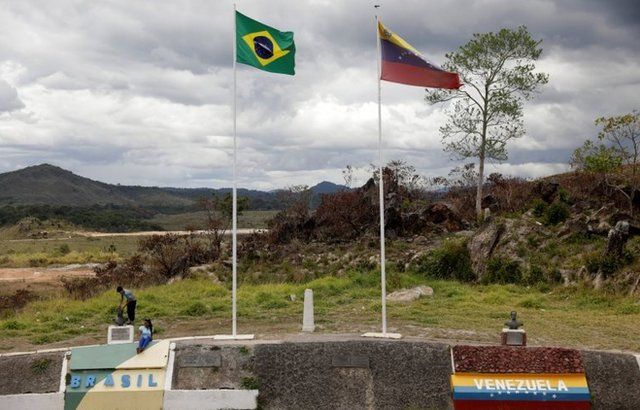 Frontera entre Brasil y Venezuela