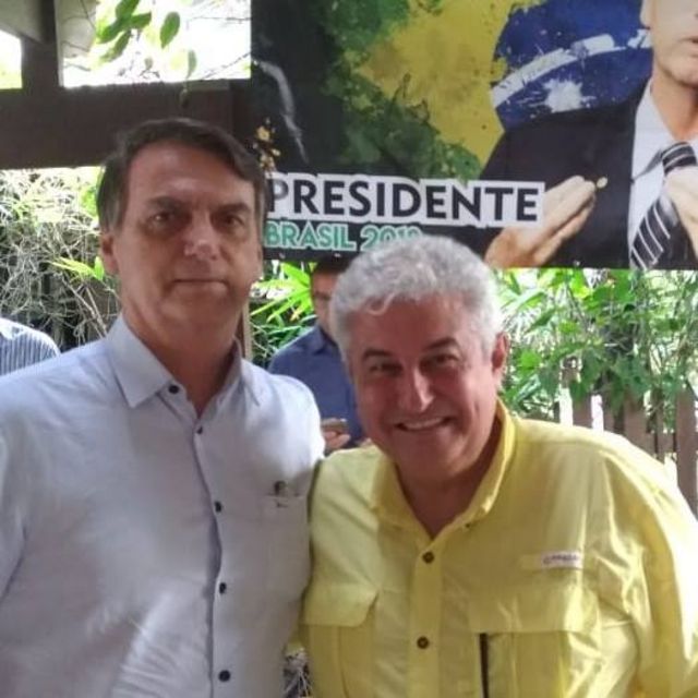 Jair Bolsonaro, presidente eleito do Brasil, e Marcos Pontes, apontado como ministro da Ciência e Tecnologia