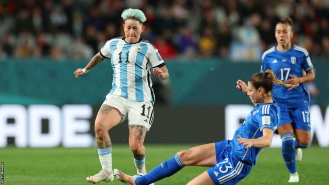 Argentina forward at FIFA Women's World Cup defends her Ronaldo tattoo