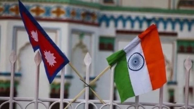 नेपाल र भारतका नक्सा