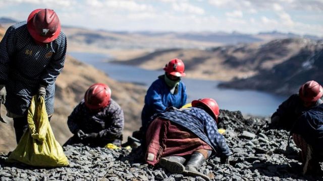 Gold mining town of La Rinconada, Peru