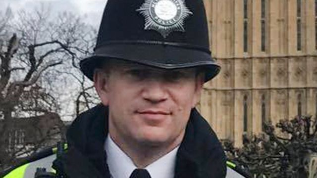 PC Keith Palmer was unarmed as he was attacked by Khalid Masood